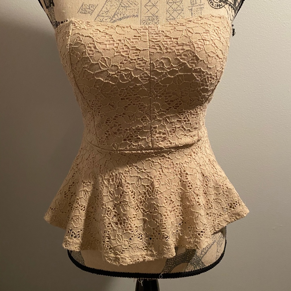 Lace Tube Top